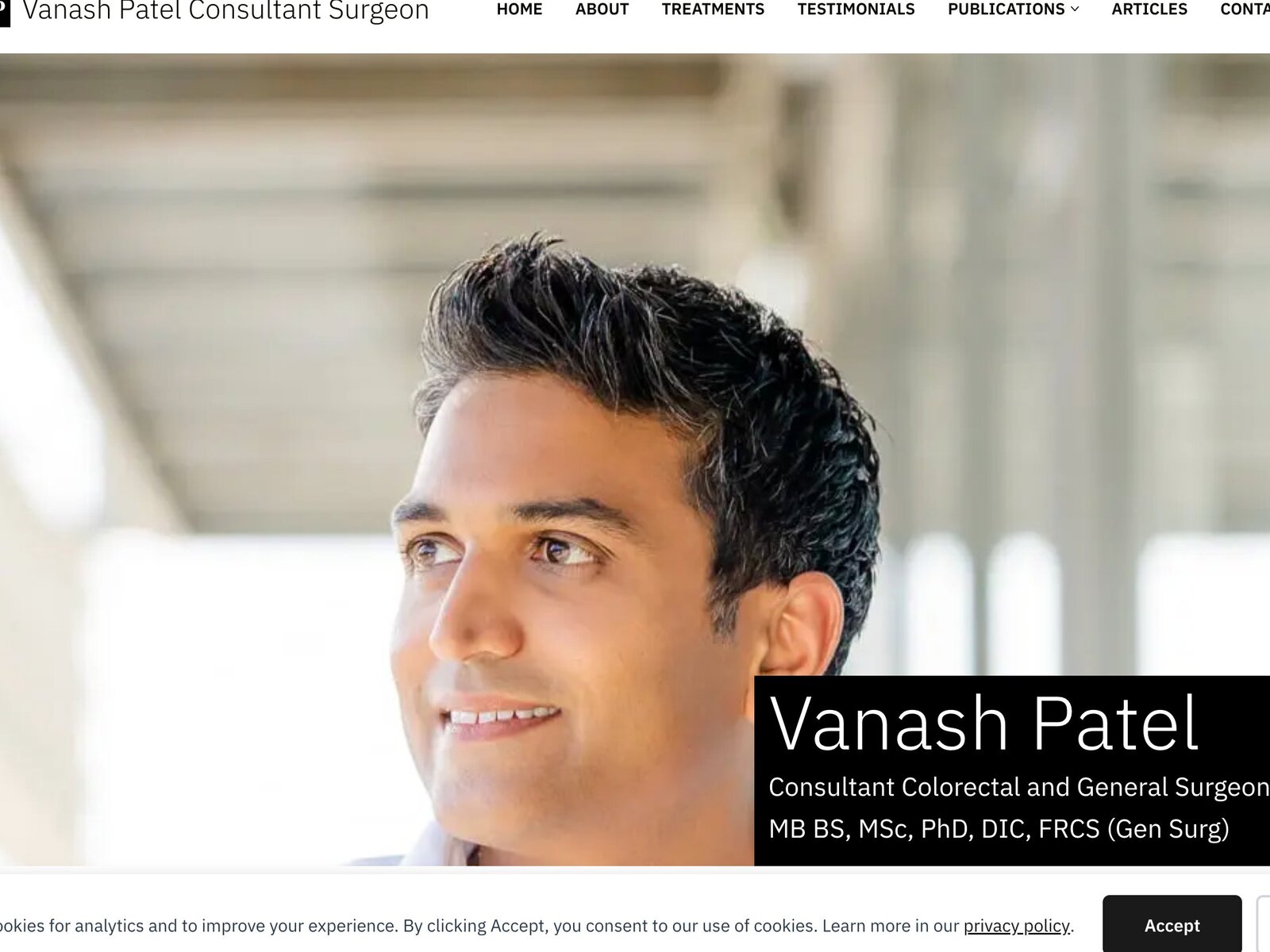 Vanash Patel – Consultant Surgeon