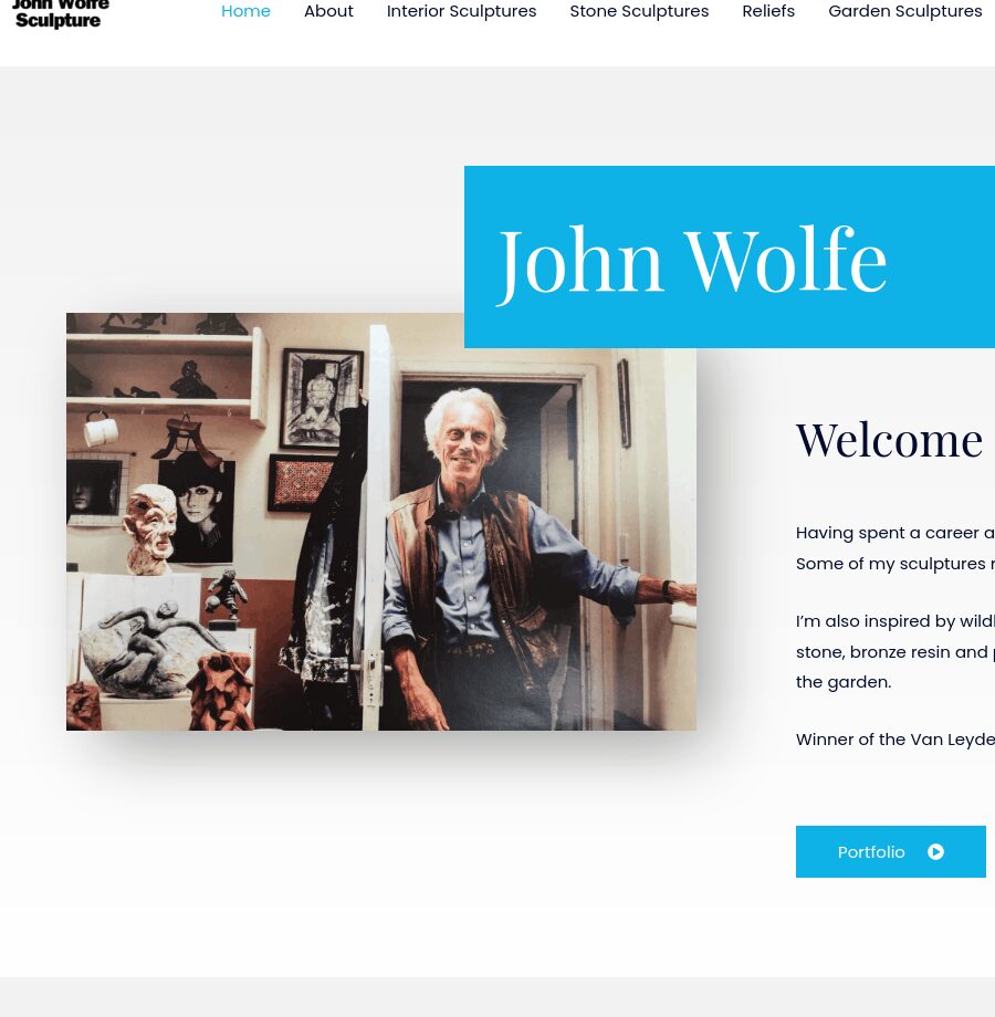 John Wolfe Sculpture artist portfolio